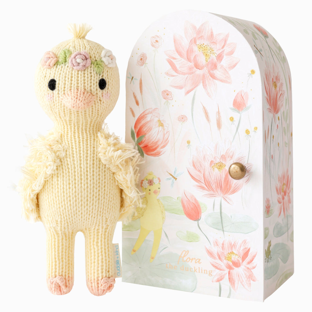 Tiny Flora The Duckling (Mauve) by Cuddle &amp; Kind - image 11