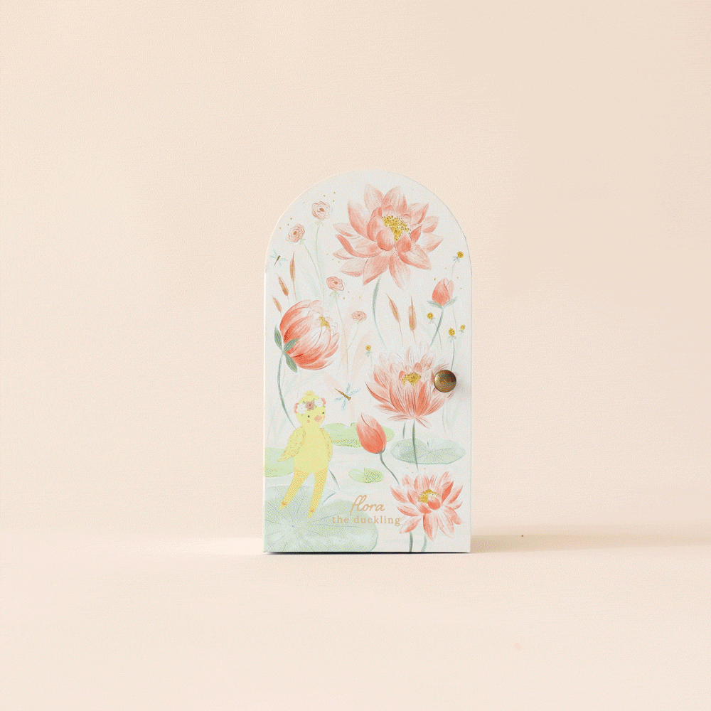 Tiny Flora The Duckling (Mauve) by Cuddle &amp; Kind - image 2