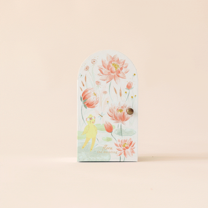 Tiny Flora The Duckling (Mauve) by Cuddle &amp; Kind - image 2