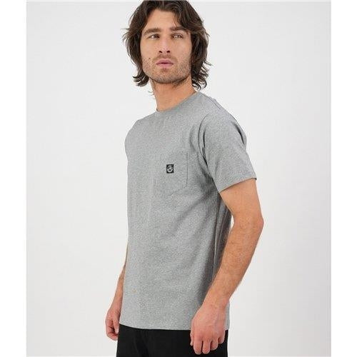 Swanndri Duval V3 Plain Pocket T Shirt - Grey Marle