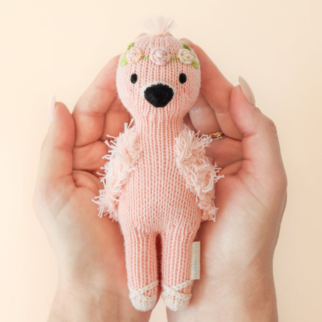 Tiny Penelope The Flamingo by Cuddle &amp; Kind - image 3