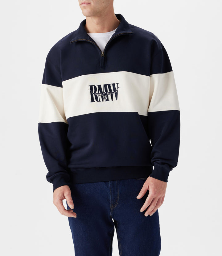R.M.Williams Heritage sweatshirt in Navy