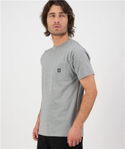Swanndri Duval V3 Plain Pocket T Shirt - Grey Marle