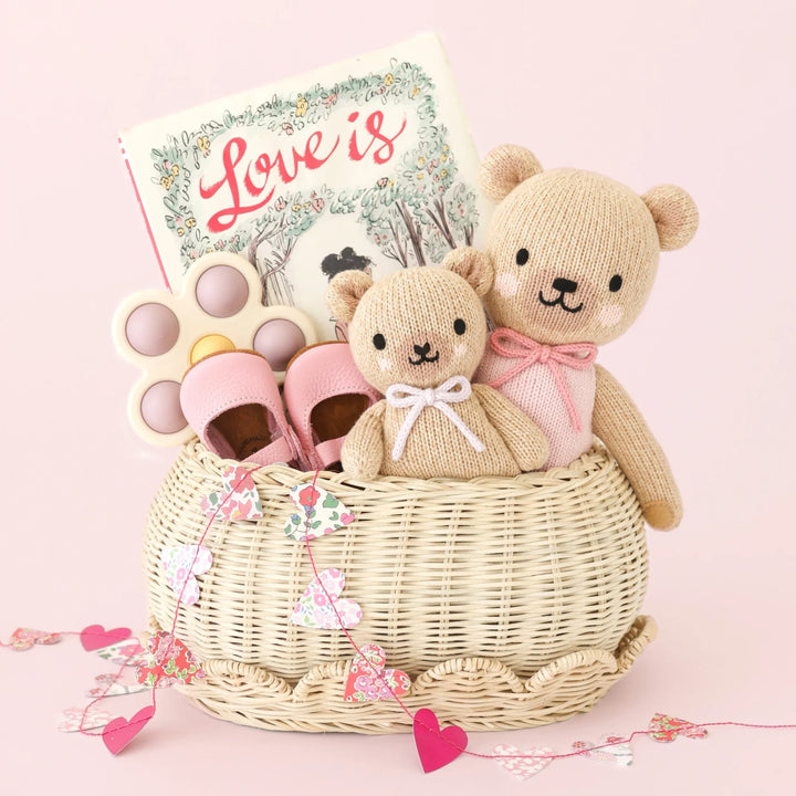 Baby Honey Bear (Lavender Bow) by Cuddle &amp; Kind - image 4