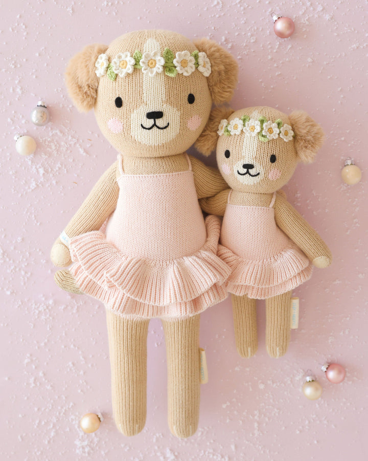 Cuddle &amp; Kind Evelyn The Golden Puppy (Little 13") - Ballet Pink