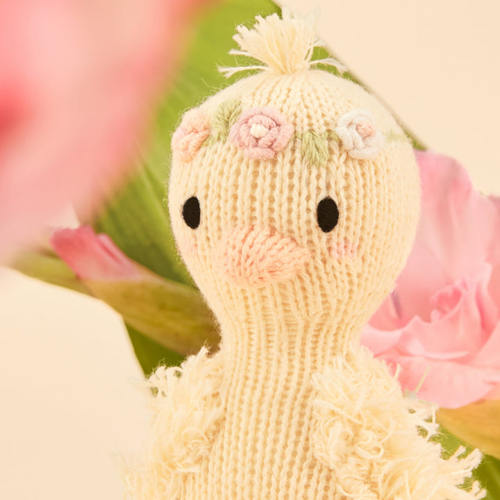 Tiny Flora The Duckling (Mauve) by Cuddle &amp; Kind - image 4