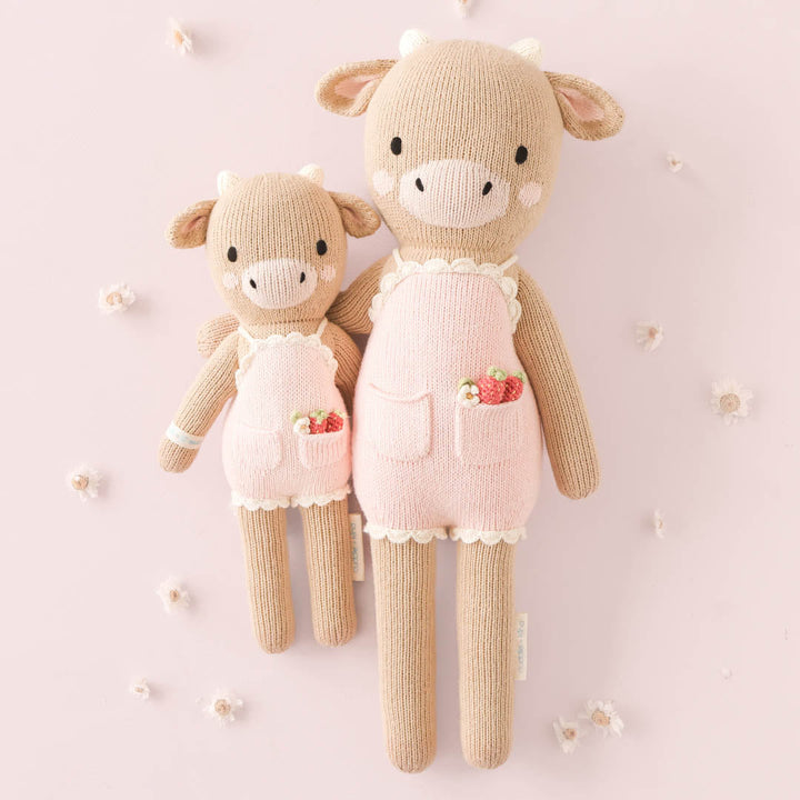 Cuddle &amp; Kind Ava The Cow (Little 13") - Powder Pink