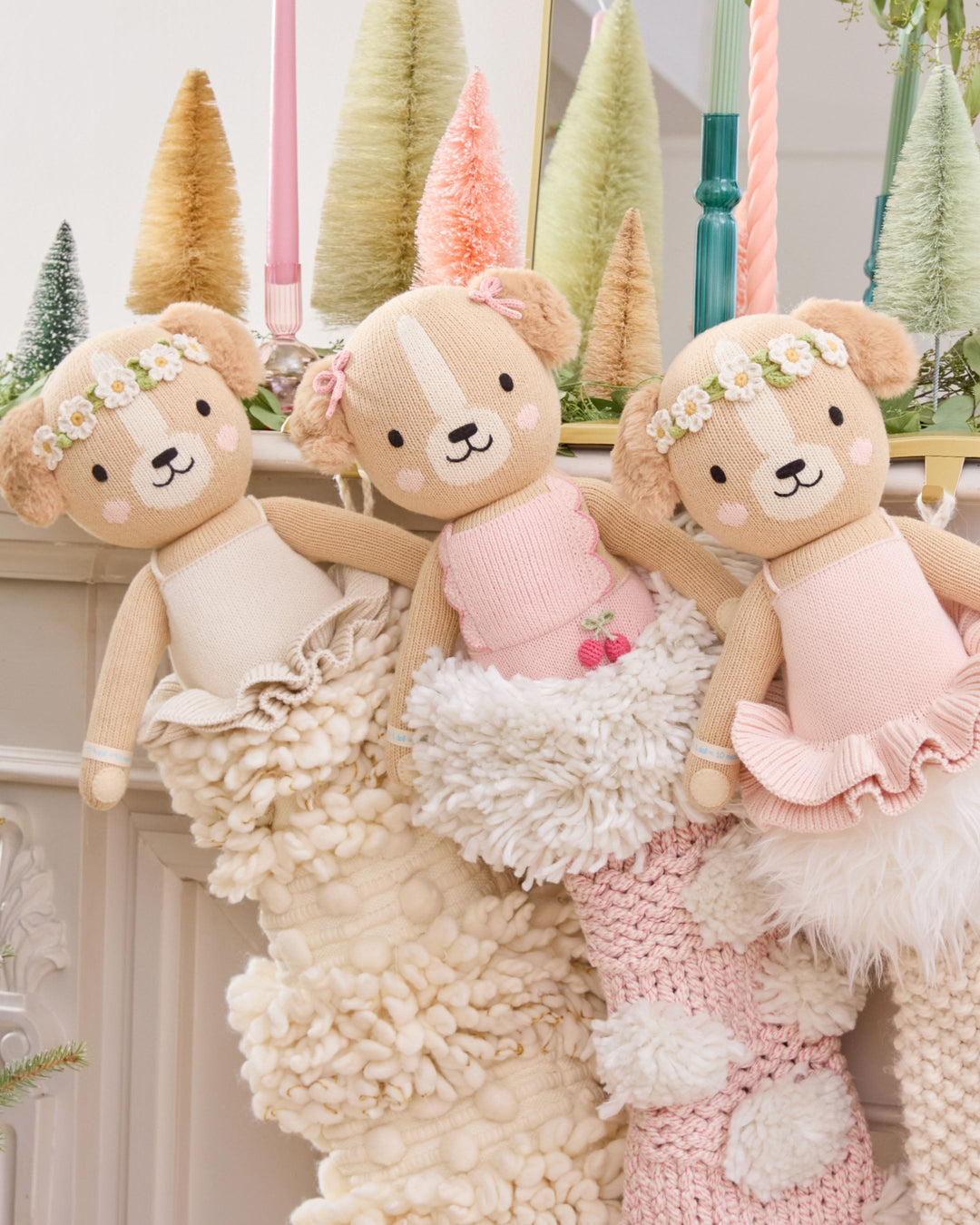 Cuddle &amp; Kind Evelyn The Golden Puppy (Little 13") - Ballet Pink