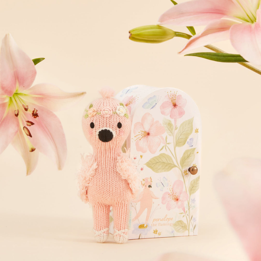 Tiny Penelope The Flamingo by Cuddle &amp; Kind - image 5