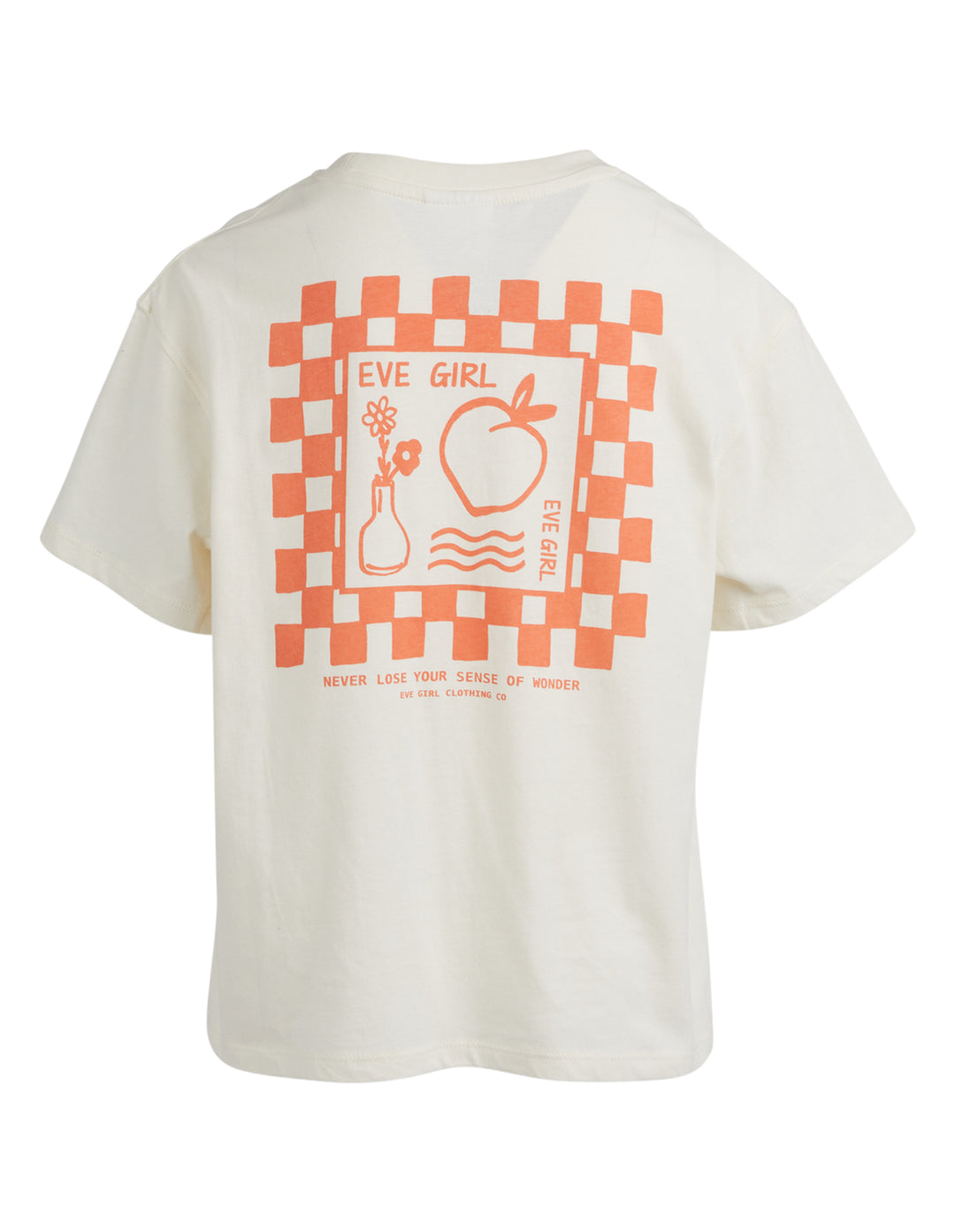 Eve Girl WONDER TEE (SIZE 8-16) in VINTAGE WHITE