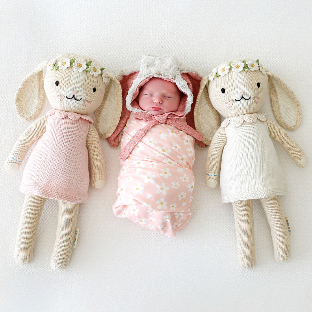 Hannah The Bunny (Ivory) (20") by Cuddle &amp; Kind - image 4