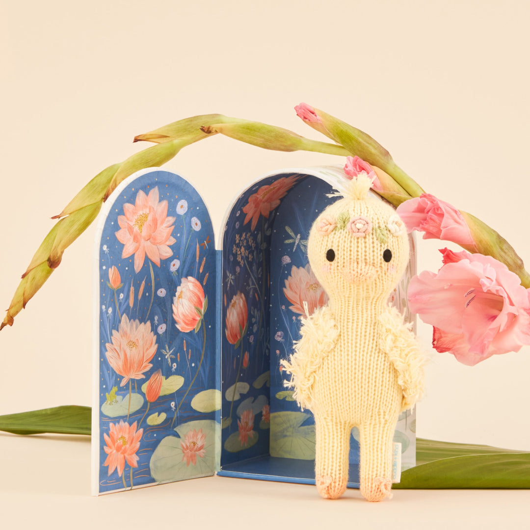 Tiny Flora The Duckling (Mauve) by Cuddle &amp; Kind - image 6