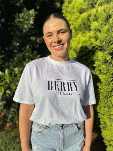 Five Mile - Berry T-Shirt White