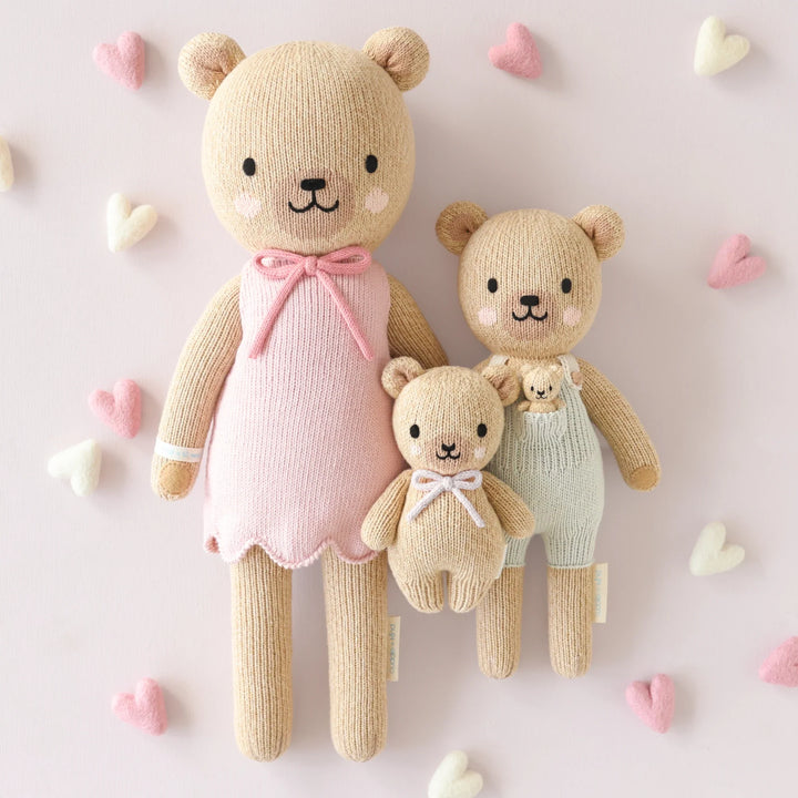 Baby Honey Bear (Lavender Bow) by Cuddle &amp; Kind - image 7