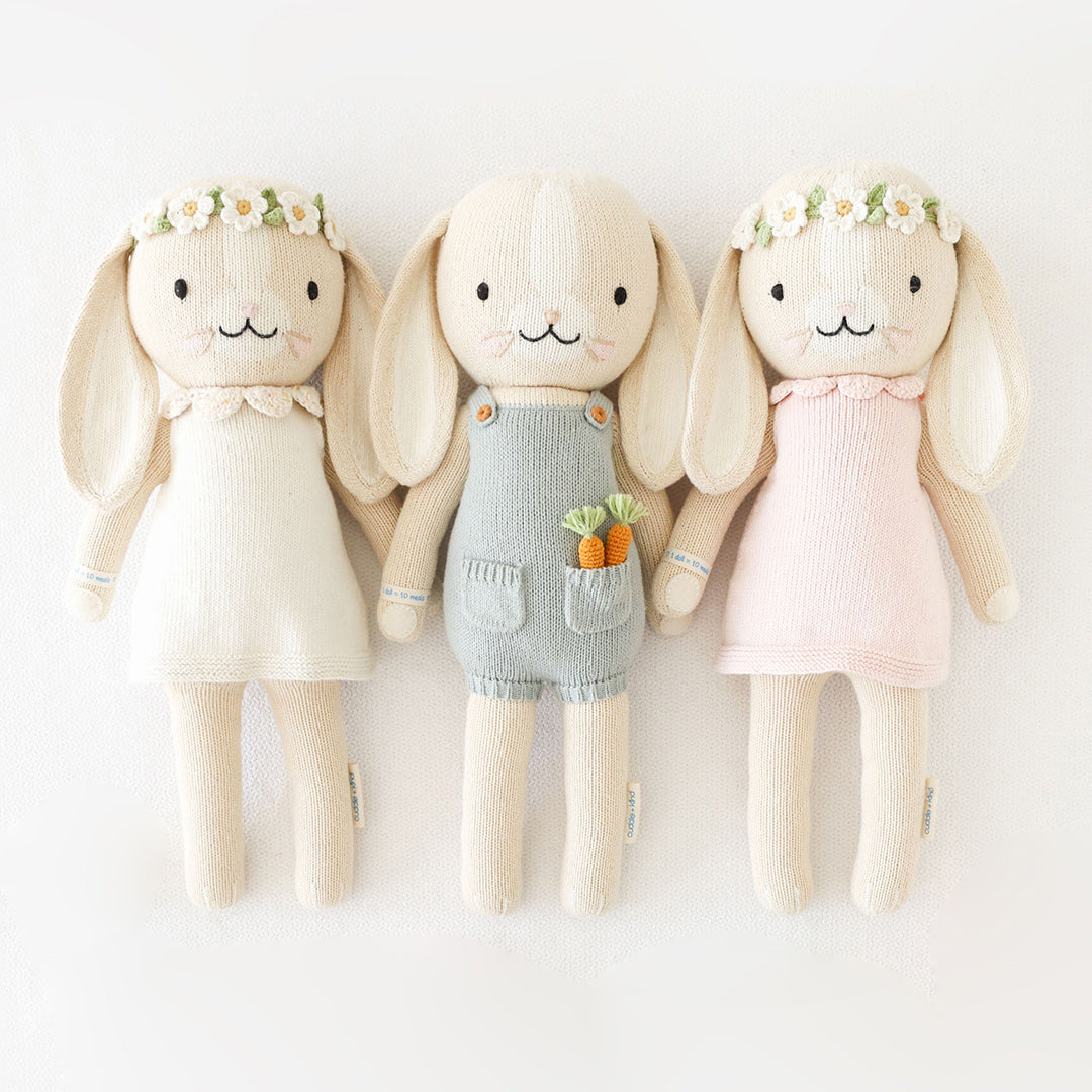Hannah The Bunny (Ivory) (20") by Cuddle &amp; Kind - image 6