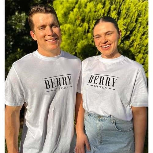 Five Mile - Berry T-Shirt White