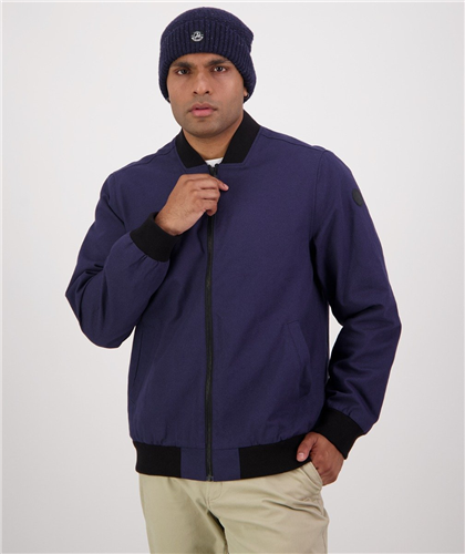 Swanndri - Bevan canvas Bomber - Navy