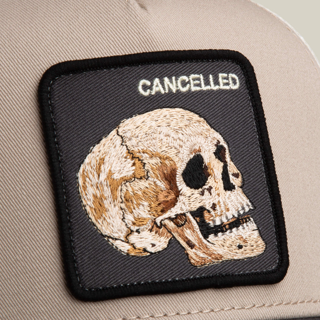 Goorin Bros The Cancelled Skull in Multi Color, detail