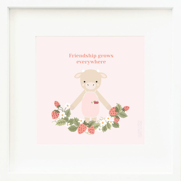 Cuddle &amp; Kind Ava The Cow (Little 13") - Powder Pink