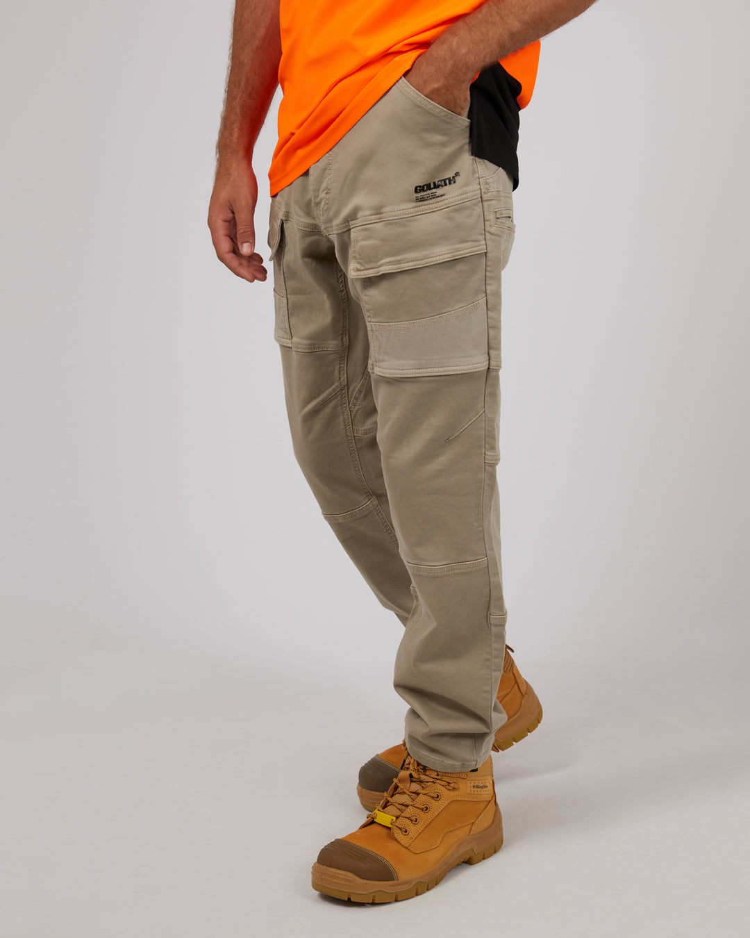 St Goliath APW Non Cuffed Pant - Khaki - view 2