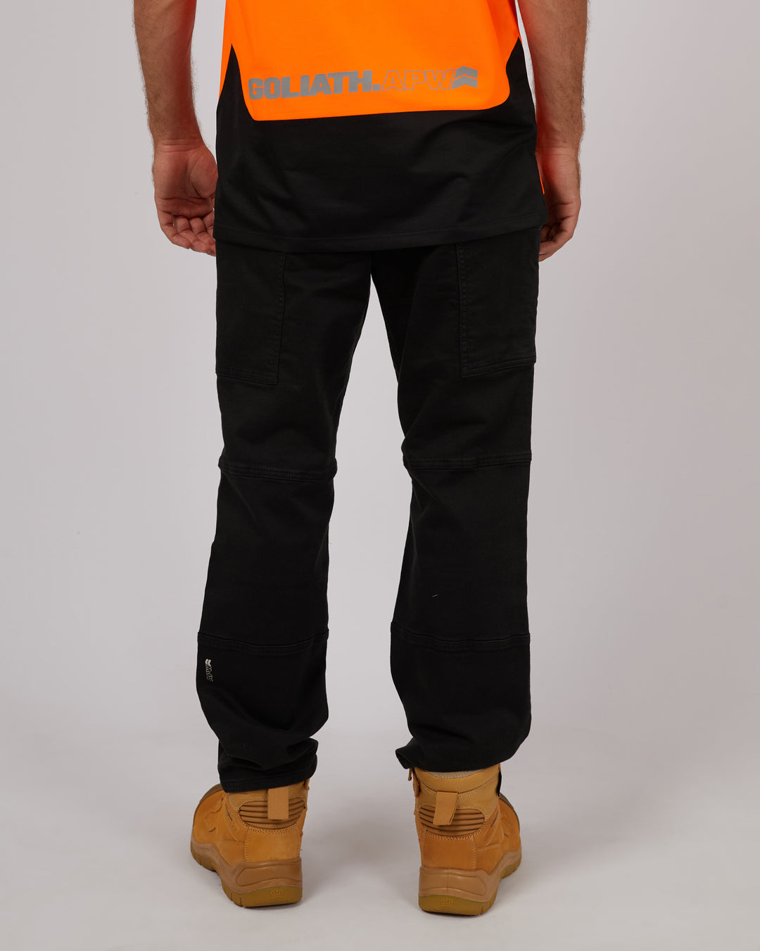 St Goliath APW Non Cuffed Pant - Washed Black - view 6