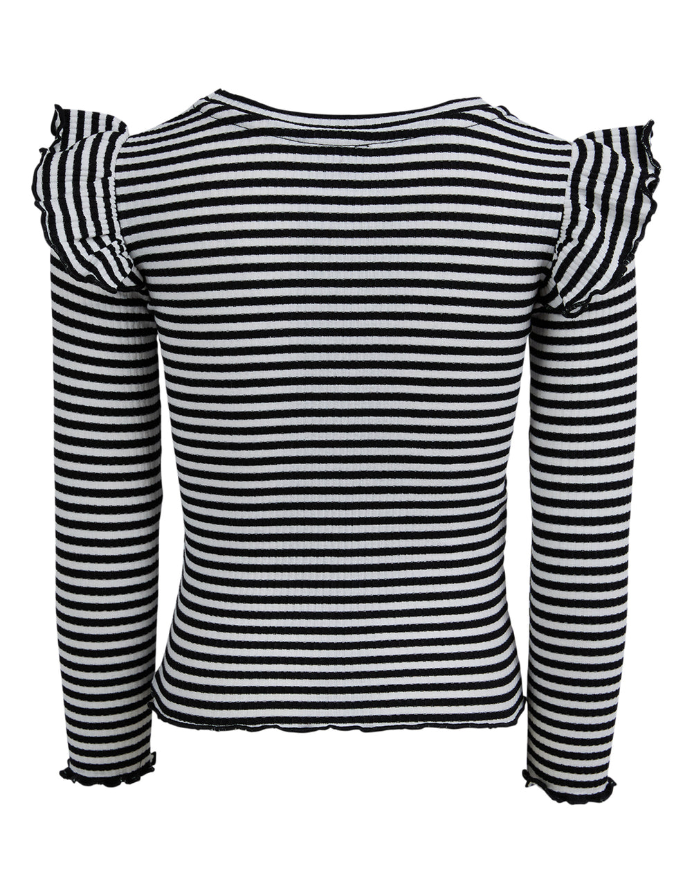 Eve Girl Tully L/S Rib Tee (Size 3-7) - Stripe - view 2