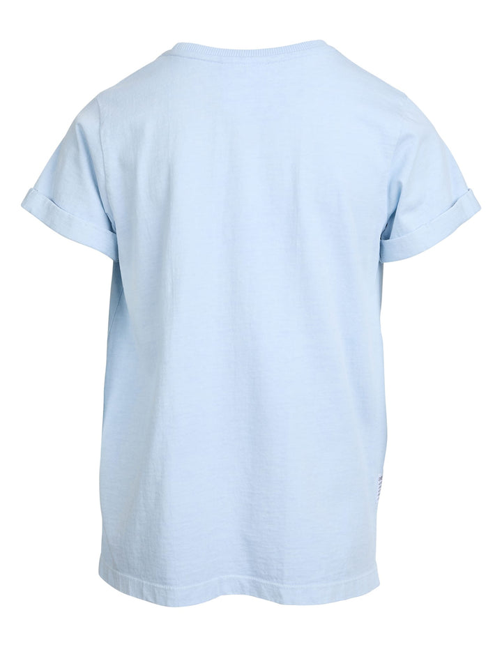 Eve Girl Washed Tee (Size 8-16) - Light Blue - photo 2 of 7