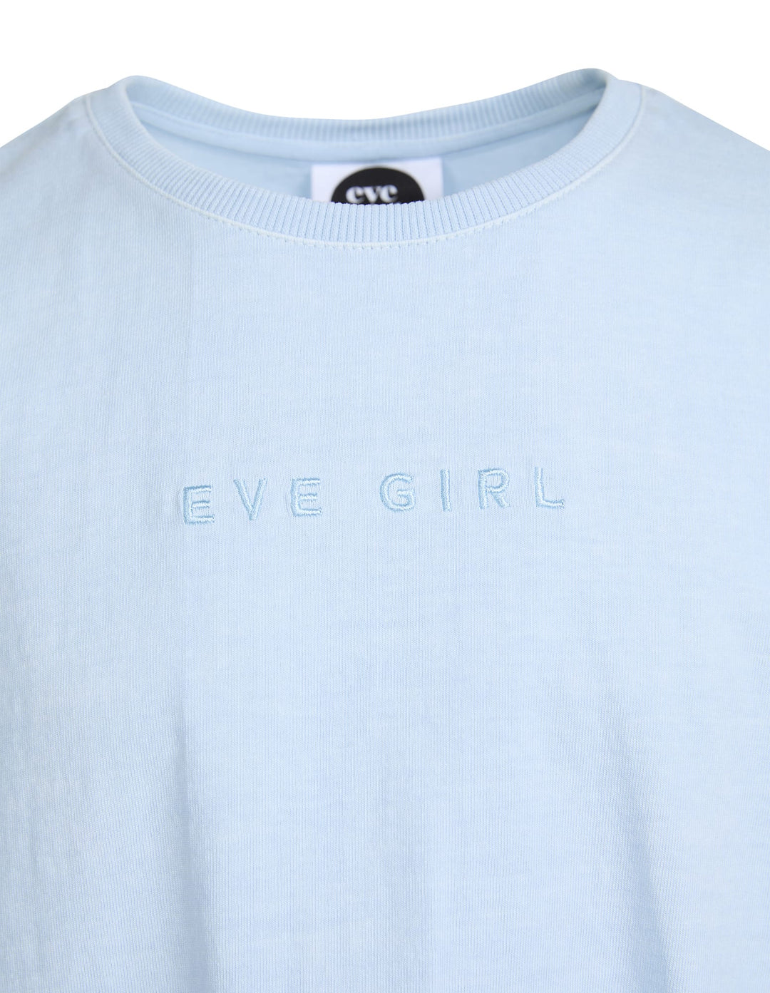 Eve Girl Washed Tee (Size 8-16) - Light Blue - photo 3 of 7