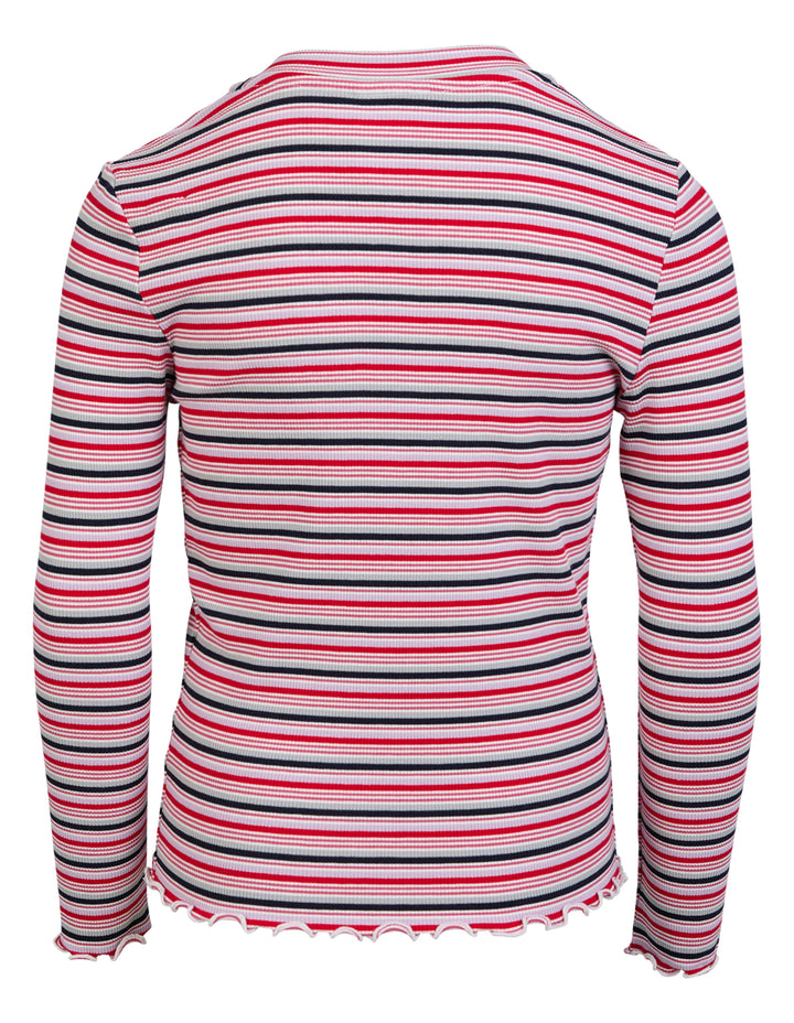 Eve Girl Ruby L/S Rib (Size 8-16) - Stripe - view 2
