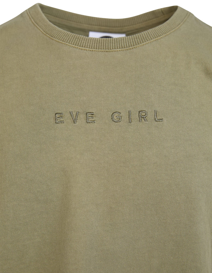 Eve Girl Washed Tee (Size 8-16) - Khaki - photo 3 of 7