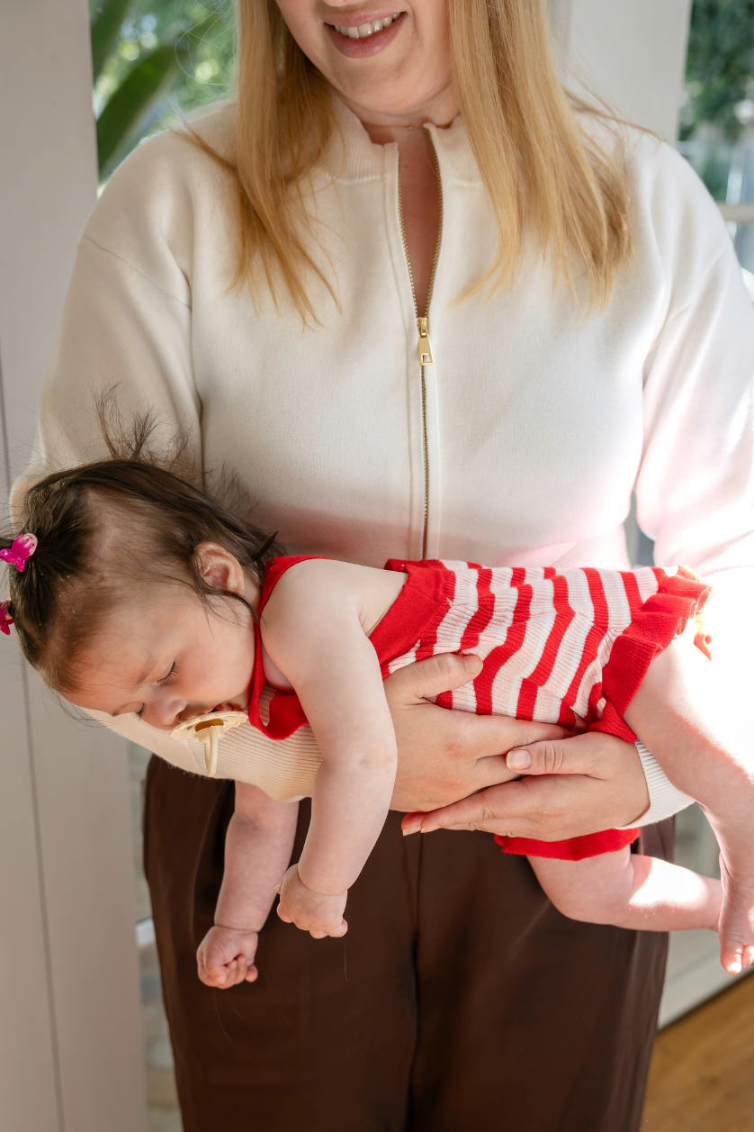 Poss &amp; Soss Rosie Romper in Candy Stripes, view 6