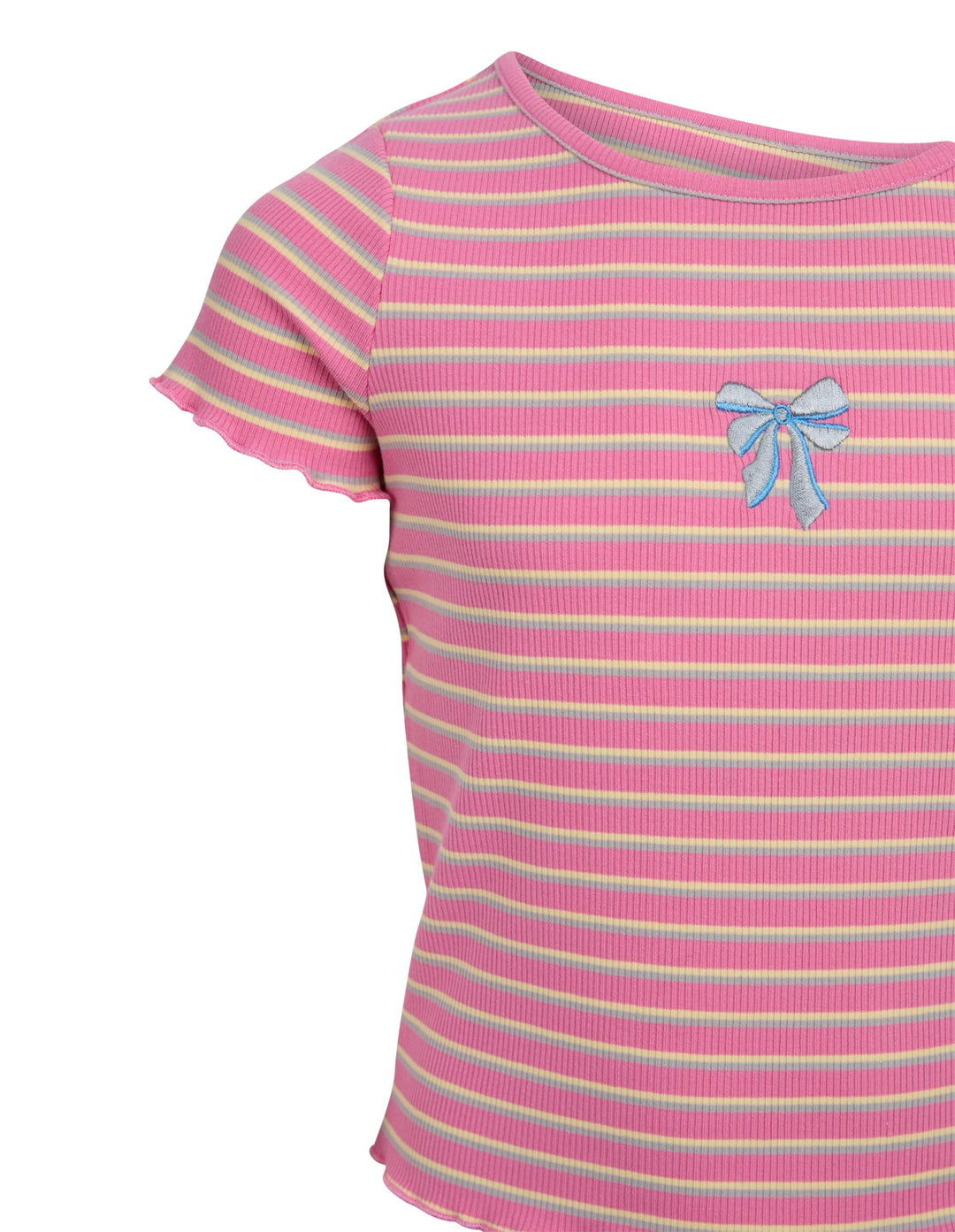 Eve Girl Lottie Rib Tee (Size 8-16) - Pink - photo 3 of 3