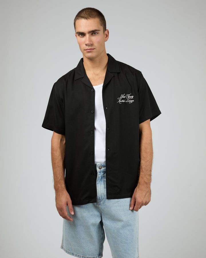 Silent Theory Lounge S/S Shirt - Black