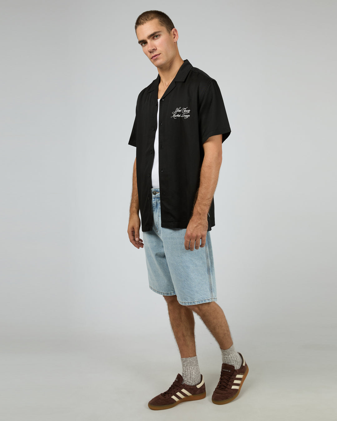 Silent Theory Lounge S/S Shirt - Black - view 6