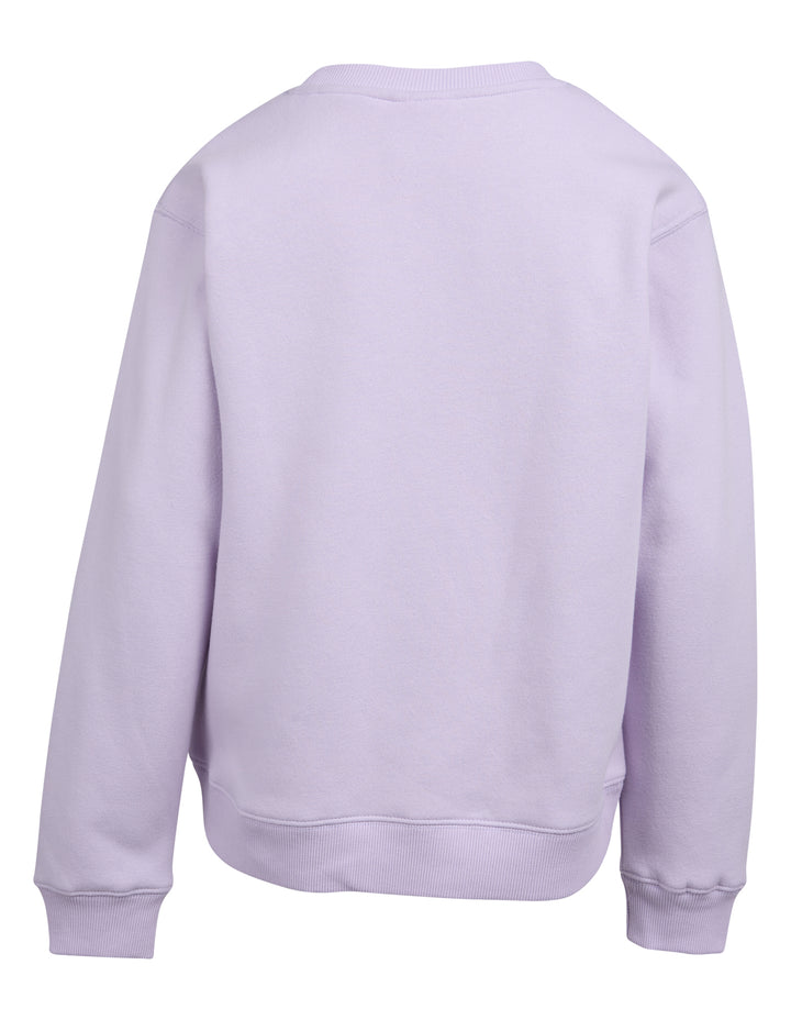 Eve Girl Flaming Heart Crew (Size 8-16) - Lilac - view 2