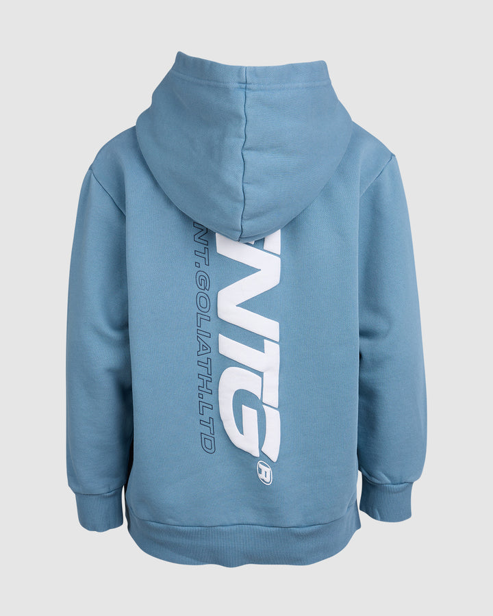 St Goliath Boys Challenger Hoodie (Size 3-7) - Mid Blue - view 2
