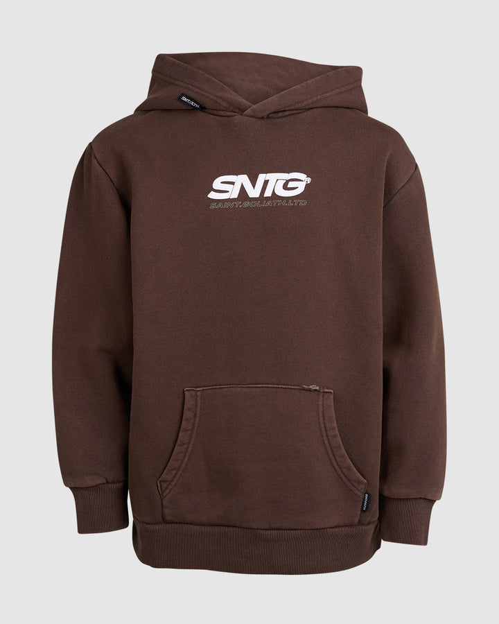 St Goliath Boys Challenger Hoodie (Size 3-7) - Brown