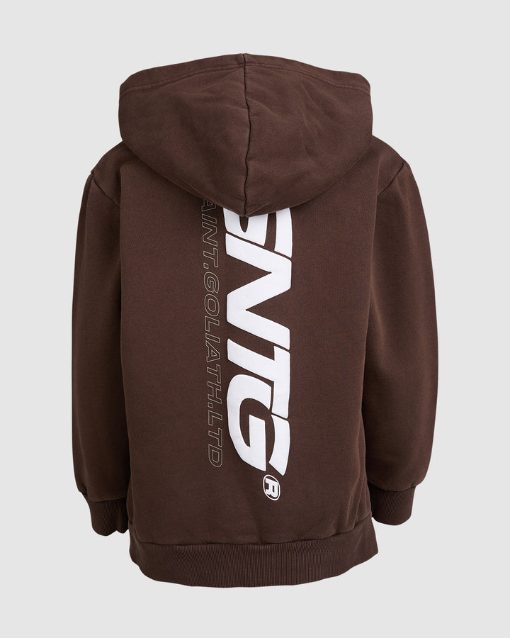 St Goliath Boys Challenger Hoodie (Size 3-7) - Brown - view 2
