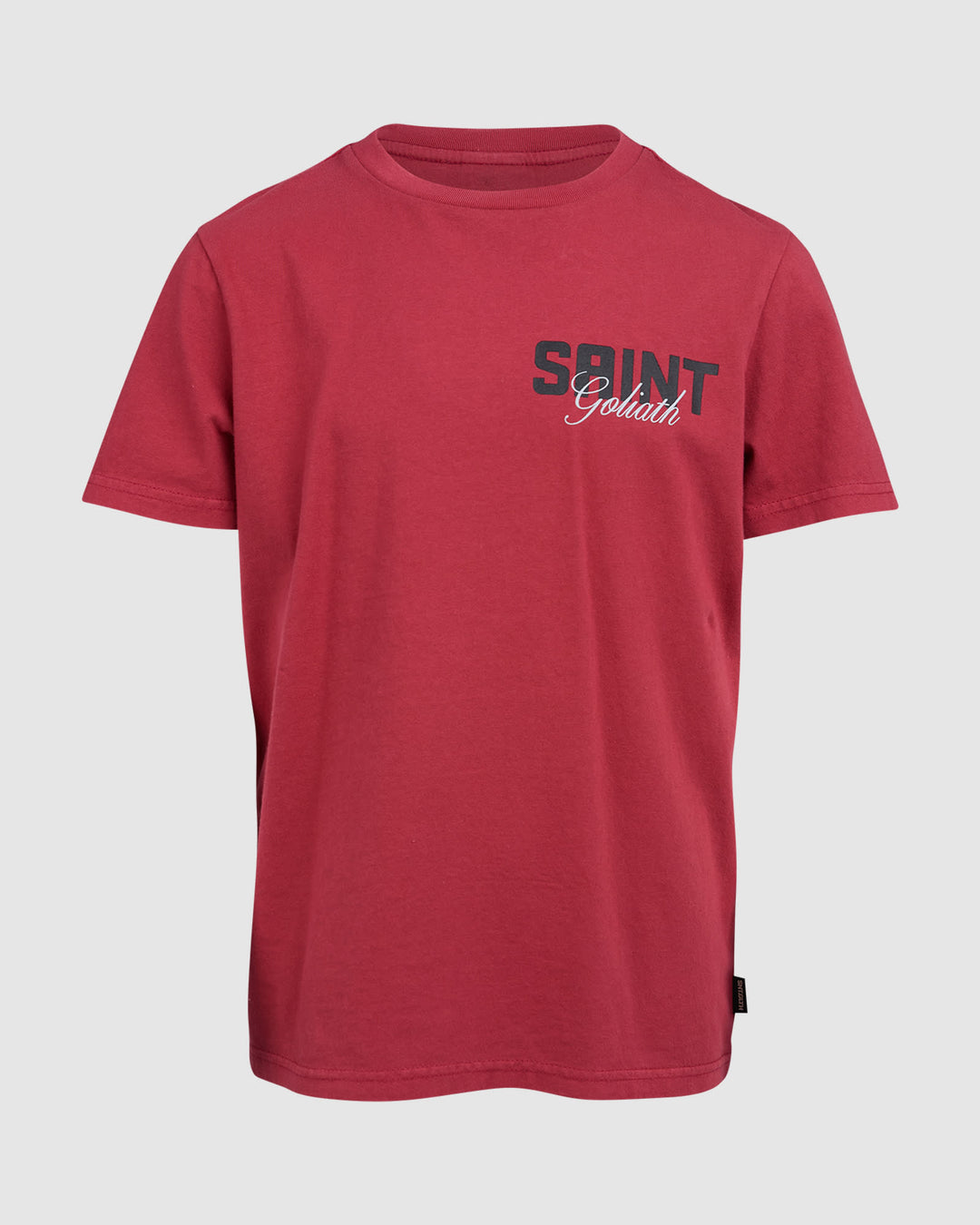St Goliath Boys Upside Tee (Size 8-16) - Red - photo 1 of 7