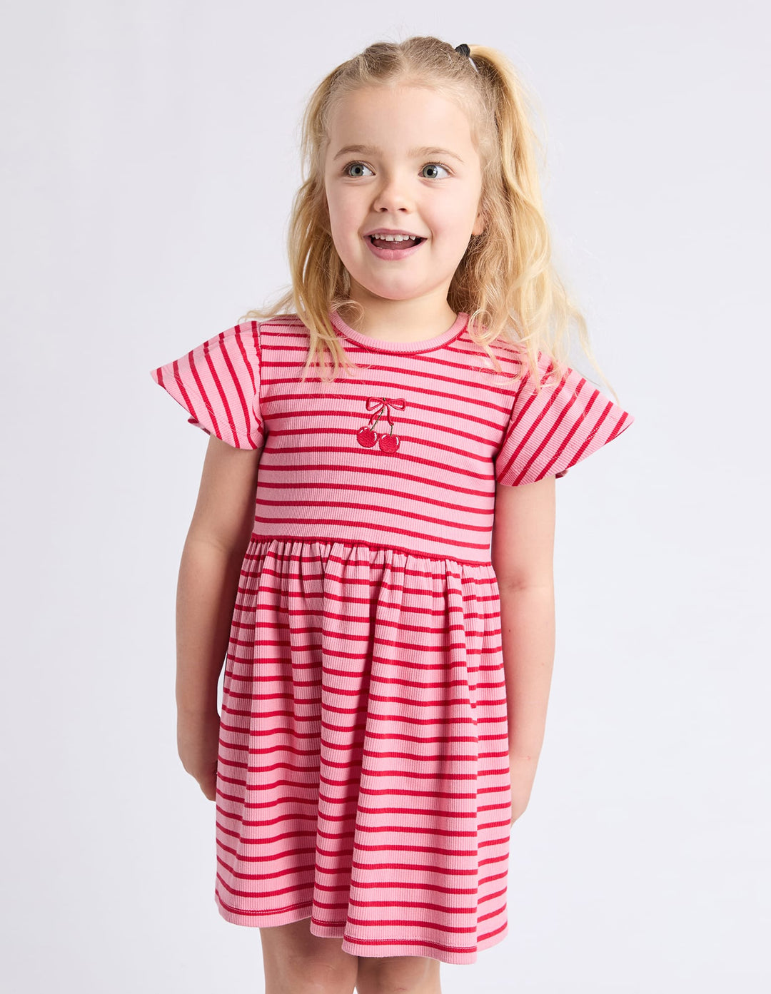 Eve Girl Betty Rib Dress (Size 3-7) - Pink - photo 4 of 7