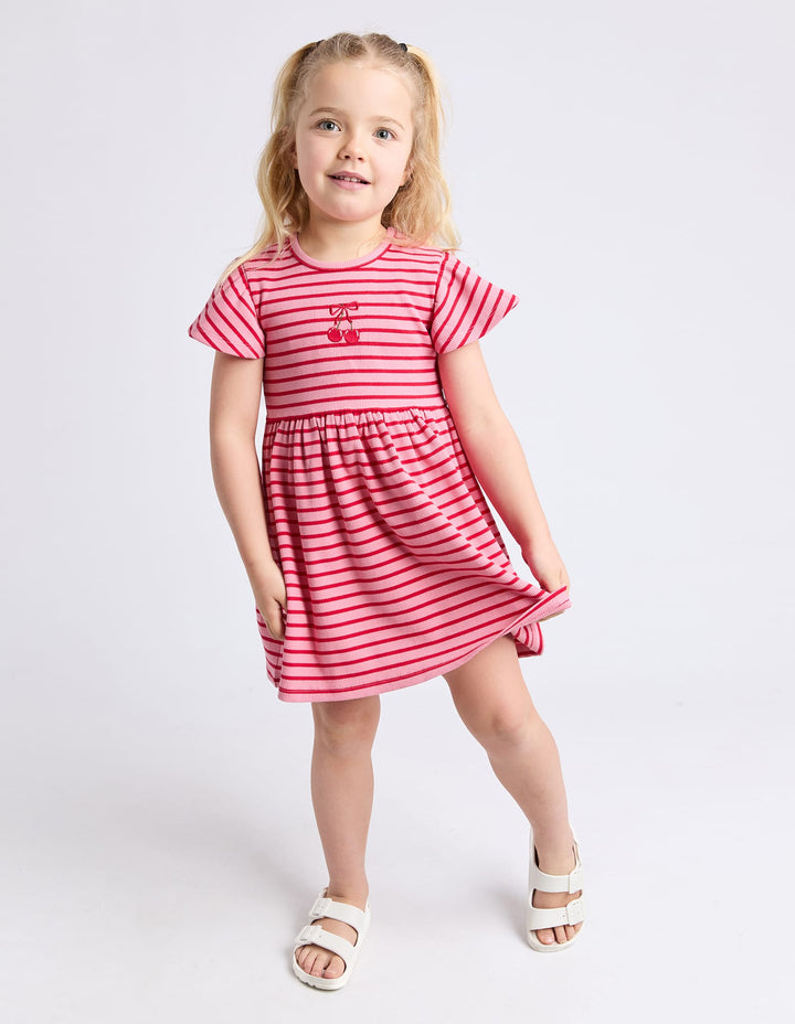 Eve Girl Betty Rib Dress (Size 3-7) - Pink - photo 5 of 7