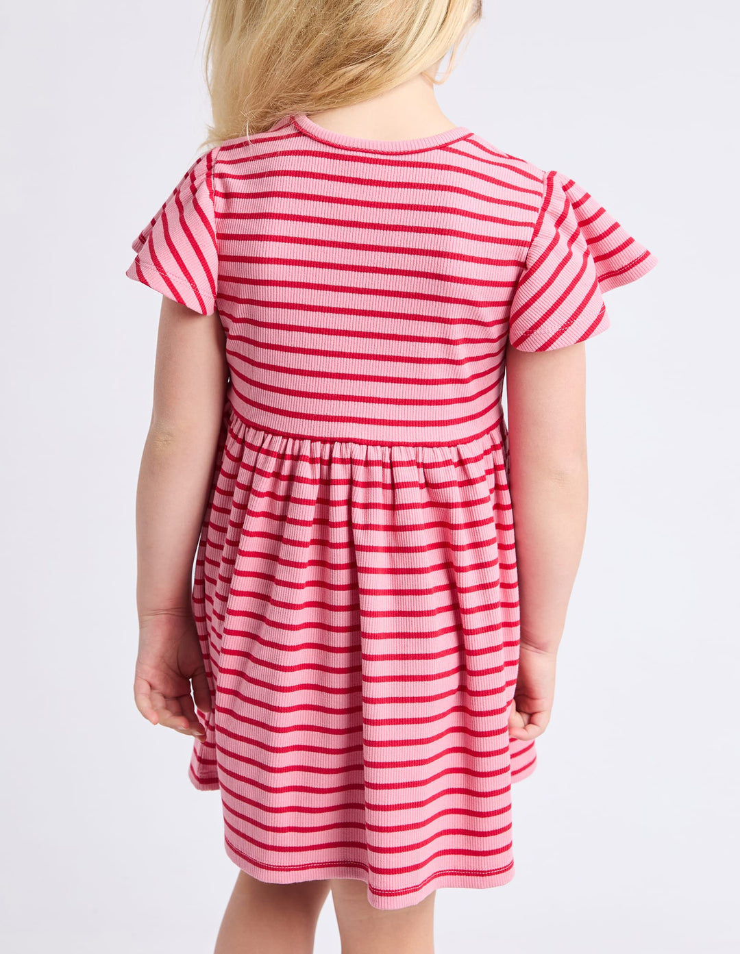 Eve Girl Betty Rib Dress (Size 3-7) - Pink - photo 6 of 7
