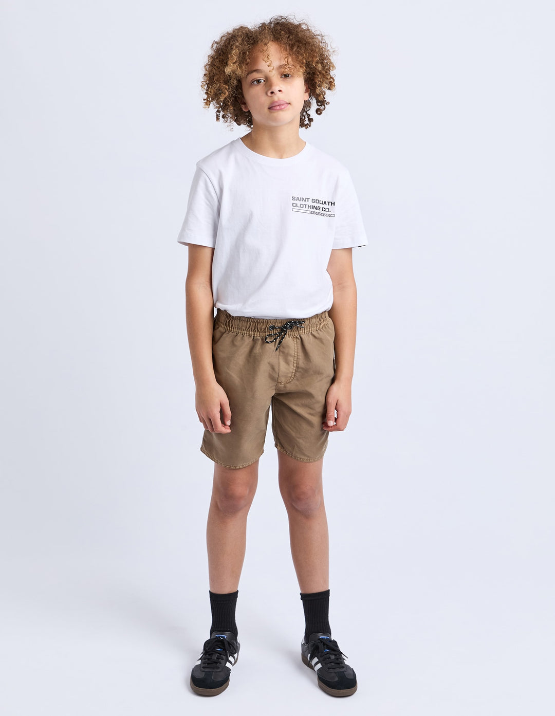 St Goliath Boys Illusion Short (Size 8-16) - Tan - photo 5 of 7