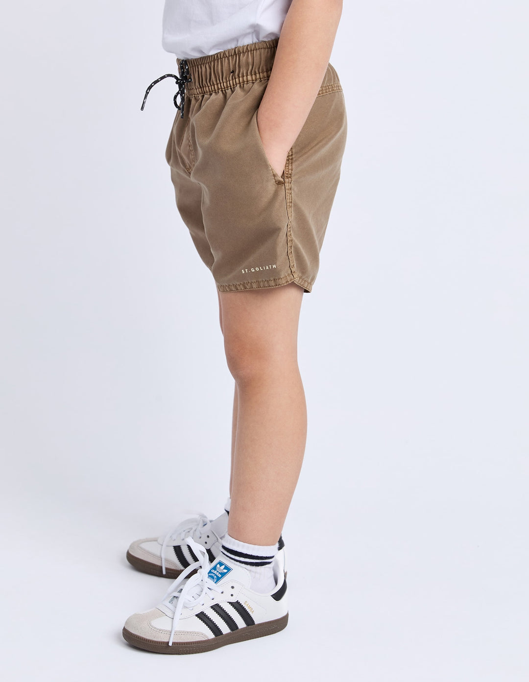 St Goliath Boys Illusion Short (Size 3-7) - Tan - photo 7 of 7