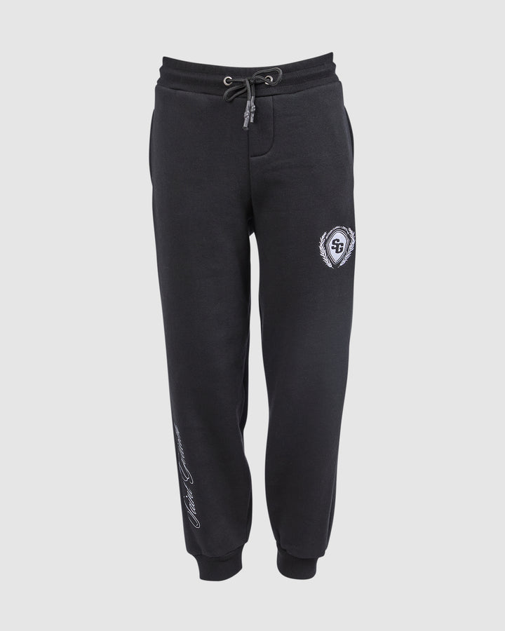 St Goliath Boys Owners Club Trackpant (Size 8-16) - Washed Black