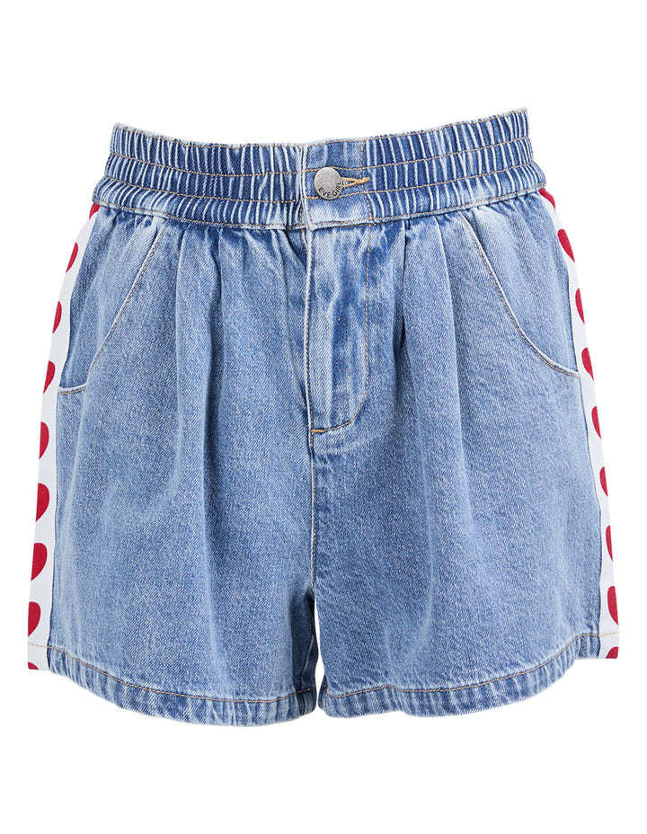Eve Girl Love Denim Short (Size 3-7) - Denim - view 4