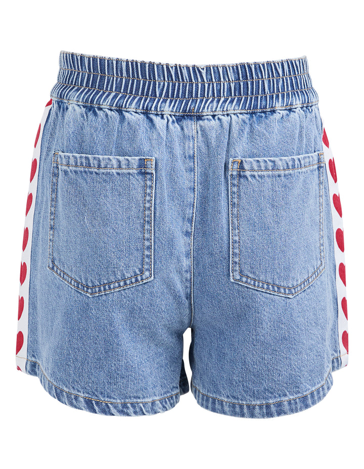 Eve Girl Love Denim Short (Size 3-7) - Denim - view 6