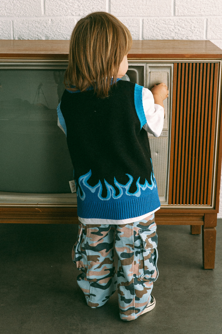Poss &amp; Soss Spicy Vest, Blue Ember, view 4 of 9