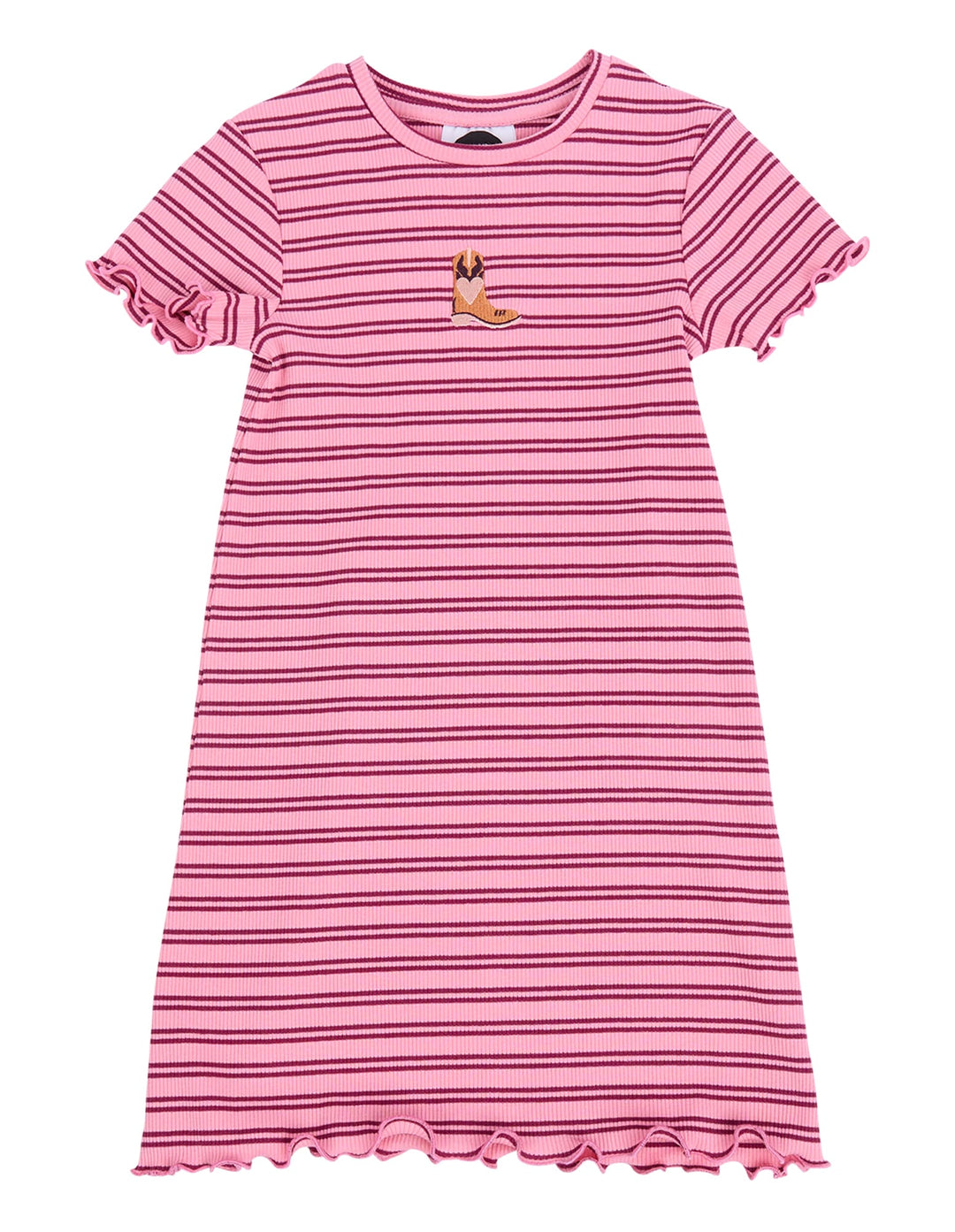 Eve Girl Freya Rib Dress (Size 3-7) - Pink - photo 1 of 3
