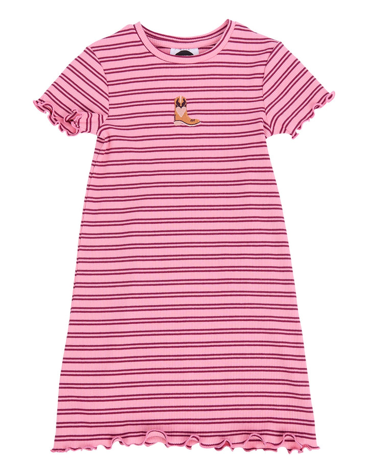 Eve Girl Freya Rib Dress (Size 3-7) - Pink - photo 1 of 3